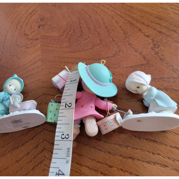Vintage Precious Moments Resin Plastic Holidays Sculptures Figurines Lot of 4 - Picture 3 of 16